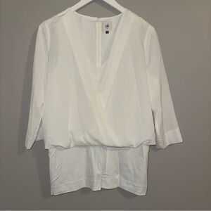 CAbi | Indulge White Elegant Blouse